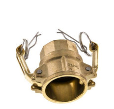 Camlock DN 32 (1 1/4'') Koppeling MessingRp 1 1/4'' met binnendraad Type D MIL-C-27487