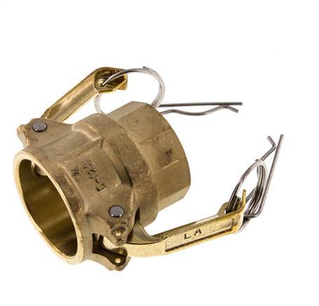 Camlock DN 32 (1 1/4'') Koppeling MessingRp 1 1/4'' met binnendraad Type D MIL-C-27487