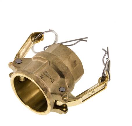Camlock DN 32 (1 1/4'') Koppeling MessingRp 1 1/4'' met binnendraad Type D MIL-C-27487
