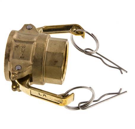 Camlock DN 32 (1 1/4'') Koppeling MessingRp 1 1/4'' met binnendraad Type D MIL-C-27487