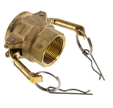 Camlock DN 32 (1 1/4'') Koppeling MessingRp 1 1/4'' met binnendraad Type D MIL-C-27487