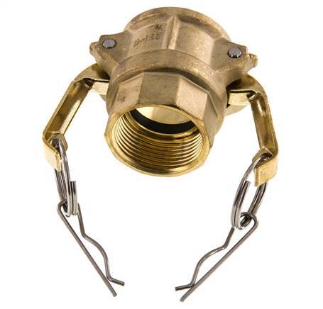Camlock DN 32 (1 1/4'') Koppeling MessingRp 1 1/4'' met binnendraad Type D MIL-C-27487