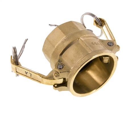 Camlock DN 40 (1 1/2'') Koppeling MessingRp 1 1/2'' met binnendraad Type D MIL-C-27487
