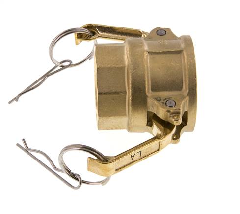 Camlock DN 40 (1 1/2'') Koppeling MessingRp 1 1/2'' met binnendraad Type D MIL-C-27487
