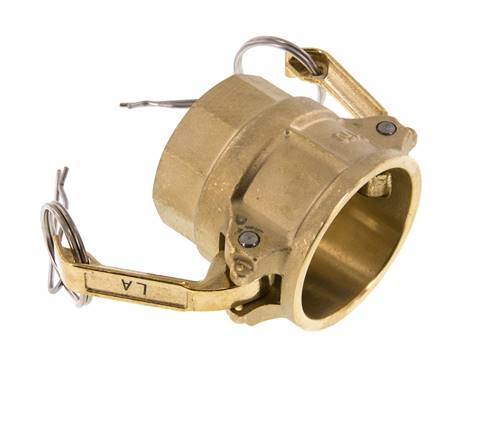 Camlock DN 40 (1 1/2'') Koppeling MessingRp 1 1/2'' met binnendraad Type D MIL-C-27487