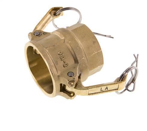 Camlock DN 40 (1 1/2'') Koppeling MessingRp 1 1/2'' met binnendraad Type D MIL-C-27487