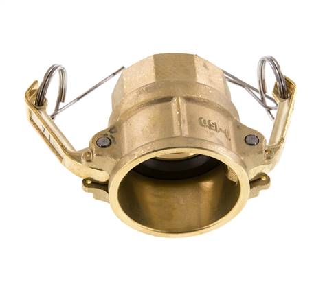 Camlock DN 40 (1 1/2'') Koppeling MessingRp 1 1/2'' met binnendraad Type D MIL-C-27487