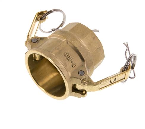 Camlock DN 40 (1 1/2'') Koppeling MessingRp 1 1/2'' met binnendraad Type D MIL-C-27487