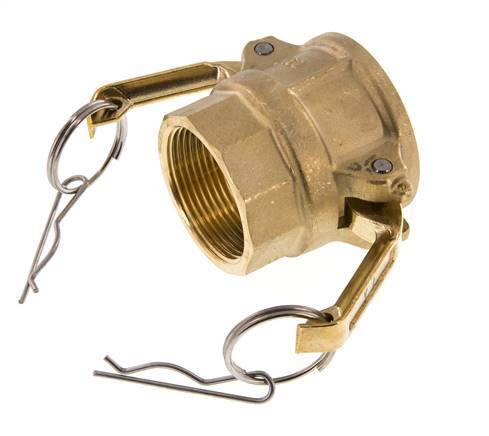 Camlock DN 40 (1 1/2'') Koppeling MessingRp 1 1/2'' met binnendraad Type D MIL-C-27487