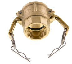Camlock DN 40 (1 1/2'') Koppeling MessingRp 1 1/2'' met binnendraad Type D MIL-C-27487