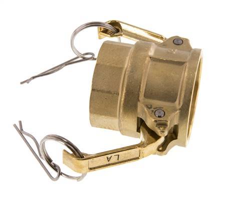 Camlock DN 40 (1 1/2'') Koppeling MessingRp 1 1/2'' met binnendraad Type D MIL-C-27487