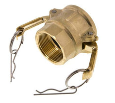 Camlock DN 40 (1 1/2'') Koppeling MessingRp 1 1/2'' met binnendraad Type D MIL-C-27487