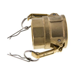 Camlock DN 50 (2'') Koppeling MessingRp 2'' met binnendraad Type D MIL-C-27487