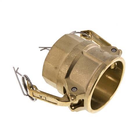 Camlock DN 50 (2'') Koppeling MessingRp 2'' met binnendraad Type D MIL-C-27487