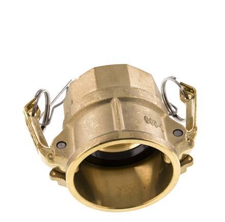 Camlock DN 50 (2'') Koppeling MessingRp 2'' met binnendraad Type D MIL-C-27487