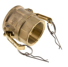 Camlock DN 50 (2'') Koppeling MessingRp 2'' met binnendraad Type D MIL-C-27487