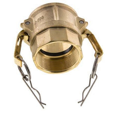 Camlock DN 50 (2'') Koppeling MessingRp 2'' met binnendraad Type D MIL-C-27487