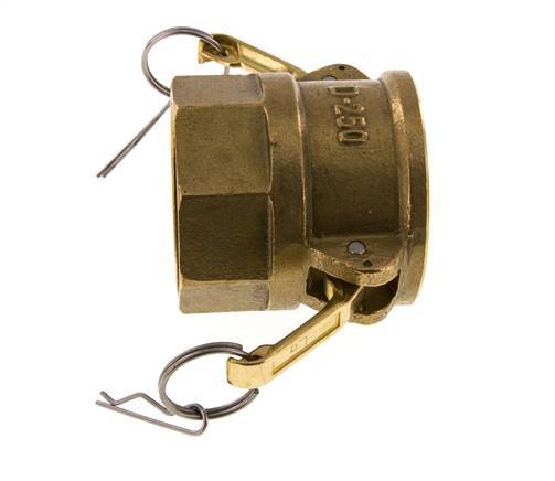 Camlock DN 60 (2 1/2'') Koppeling MessingRp 2 1/2'' met binnendraad Type D MIL-C-27487