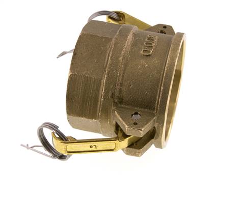 Camlock DN 75 (3'') Koppeling MessingRp 3'' met binnendraad Type D MIL-C-27487