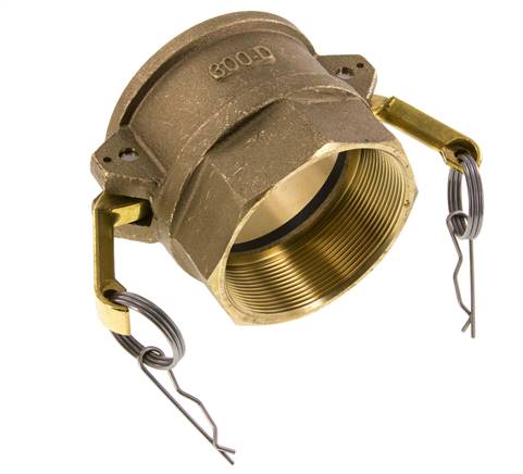 Camlock DN 75 (3'') Koppeling MessingRp 3'' met binnendraad Type D MIL-C-27487