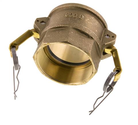 Camlock DN 75 (3'') Koppeling MessingRp 3'' met binnendraad Type D MIL-C-27487