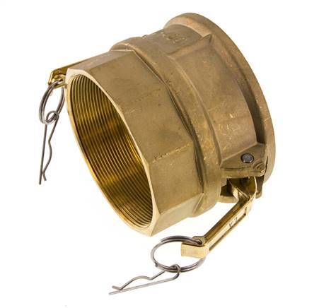 Camlock DN 90 (4'') Koppeling MessingRp 4'' met binnendraad Type D MIL-C-27487