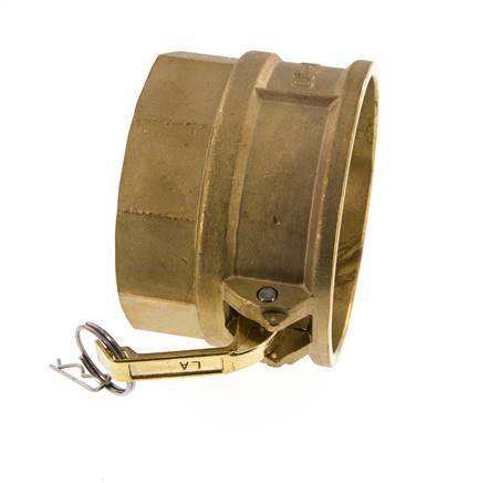 Camlock DN 90 (4'') Koppeling MessingRp 4'' met binnendraad Type D MIL-C-27487