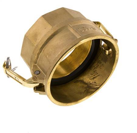 Camlock DN 90 (4'') Koppeling MessingRp 4'' met binnendraad Type D MIL-C-27487