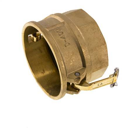 Camlock DN 90 (4'') Koppeling MessingRp 4'' met binnendraad Type D MIL-C-27487