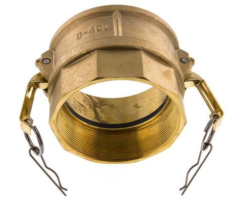 Camlock DN 90 (4'') Koppeling MessingRp 4'' met binnendraad Type D MIL-C-27487