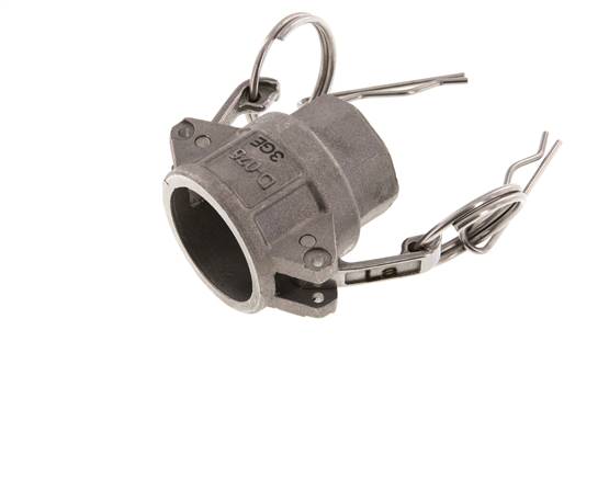 Camlock DN 20 (3/4'') Koppeling AluminiumRp 3/4'' met binnendraad Type D MIL-C-27487