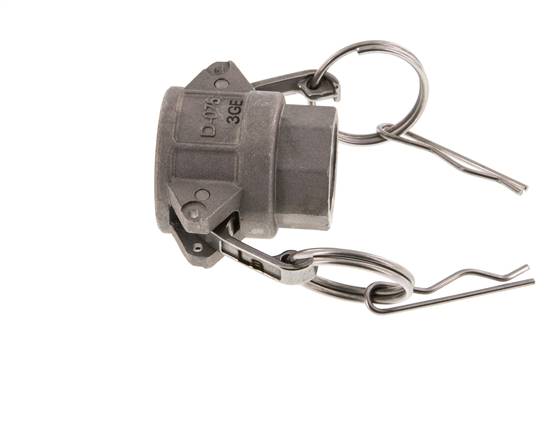 Camlock DN 20 (3/4'') Koppeling AluminiumRp 3/4'' met binnendraad Type D MIL-C-27487