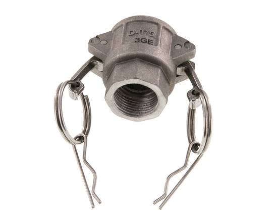 Camlock DN 20 (3/4'') Koppeling AluminiumRp 3/4'' met binnendraad Type D MIL-C-27487
