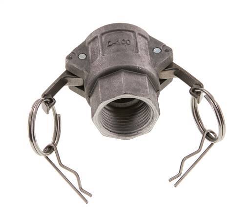 Camlock DN 25 (1'') Koppeling AluminiumRp 1'' met binnendraad Type D MIL-C-27487