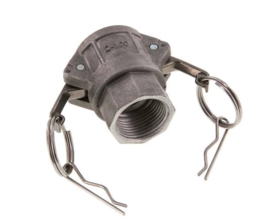 Camlock DN 25 (1'') Koppeling AluminiumRp 1'' met binnendraad Type D MIL-C-27487