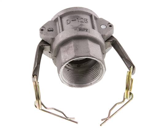 Camlock DN 32 (1 1/4'') Koppeling AluminiumRp 1 1/4'' met binnendraad Type D MIL-C-27487