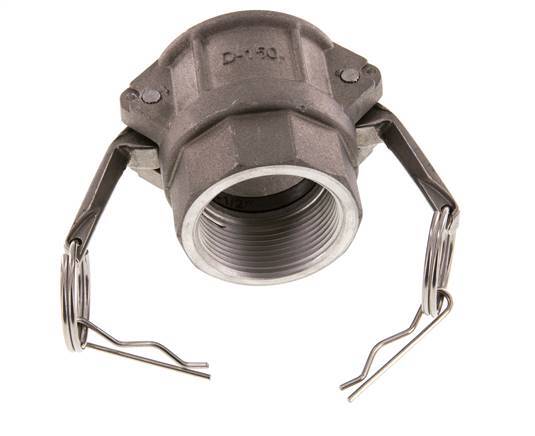 Camlock DN 40 (1 1/2'') Koppeling AluminiumRp 1 1/2'' met binnendraad Type D MIL-C-27487