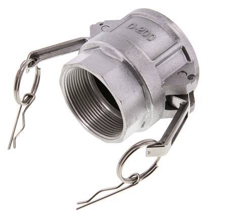 Camlock DN 50 (2'') Koppeling AluminiumRp 2'' met binnendraad Type D MIL-C-27487