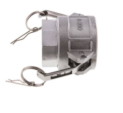 Camlock DN 50 (2'') Koppeling AluminiumRp 2'' met binnendraad Type D MIL-C-27487