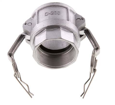 Camlock DN 50 (2'') Koppeling AluminiumRp 2'' met binnendraad Type D MIL-C-27487
