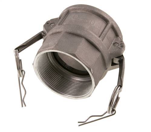 Camlock DN 60 (2 1/2'') Koppeling AluminiumRp 2 1/2'' met binnendraad Type D MIL-C-27487