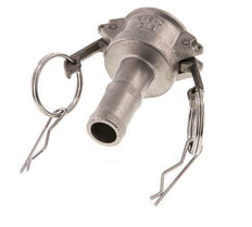 Camlock DN 20 (3/4'') Koppeling RVS met slangpilaar (19 mm) Type C MIL-C-27487