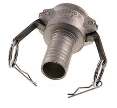 Camlock DN 32 (1 1/4'') Koppeling RVS met slangpilaar (32 mm) Type C MIL-C-27487