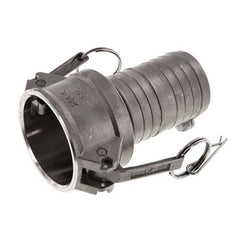 Camlock DN 50 (2'') Koppeling RVS met slangpilaar (50 mm) Type C MIL-C-27487