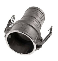 Camlock DN 60 (2 1/2'') Koppeling RVS met slangpilaar (63 mm) Type C MIL-C-27487