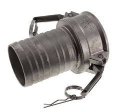 Camlock DN 75 (3'') Koppeling RVS met slangpilaar (75 mm) Type C MIL-C-27487