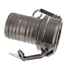 Camlock DN 75 (3'') Koppeling RVS met slangpilaar (75 mm) Type C MIL-C-27487