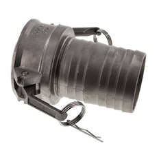 Camlock DN 75 (3'') Koppeling RVS met slangpilaar (75 mm) Type C MIL-C-27487