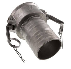 Camlock DN 75 (3'') Koppeling RVS met slangpilaar (75 mm) Type C MIL-C-27487