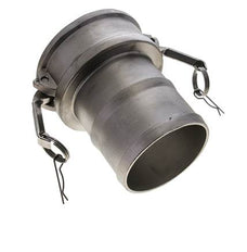 Camlock DN 120 (5'') Koppeling RVS met slangpilaar (127 mm) Type C MIL-C-27487